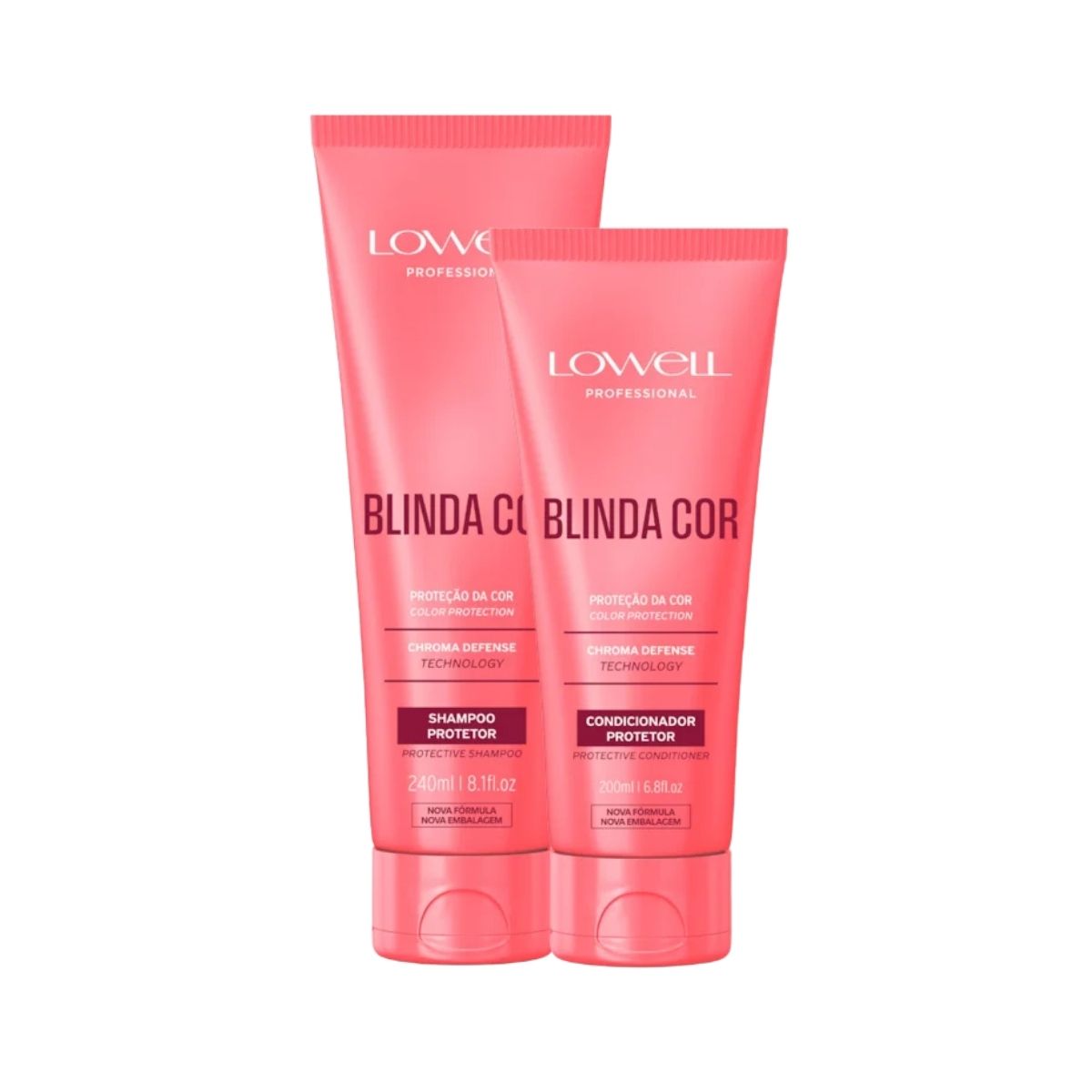 Kit Lowell Blinda Cor Shampoo e Condicionador Protetor