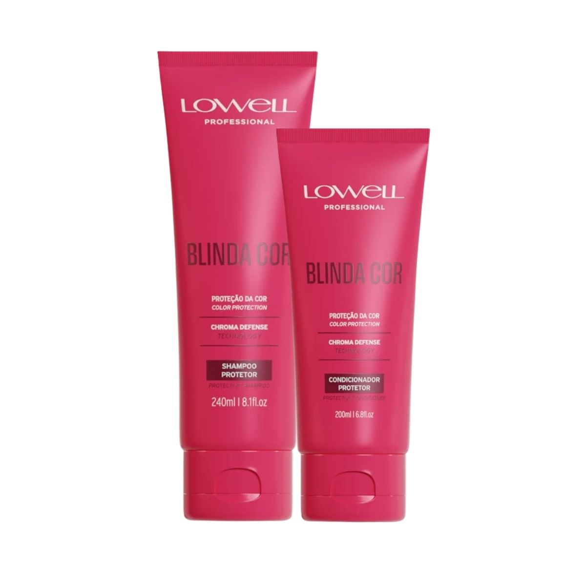 Kit Lowell Blinda Cor Shampoo e Condicionador Protetor