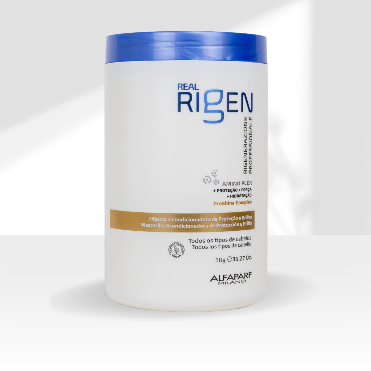 Máscara Alfaparf Real Rigen Condicionadora Reparadora 1000 g