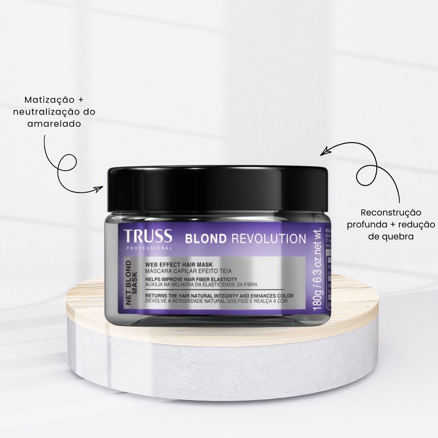 Máscara Truss Net Blond Mask Revolution 180 g