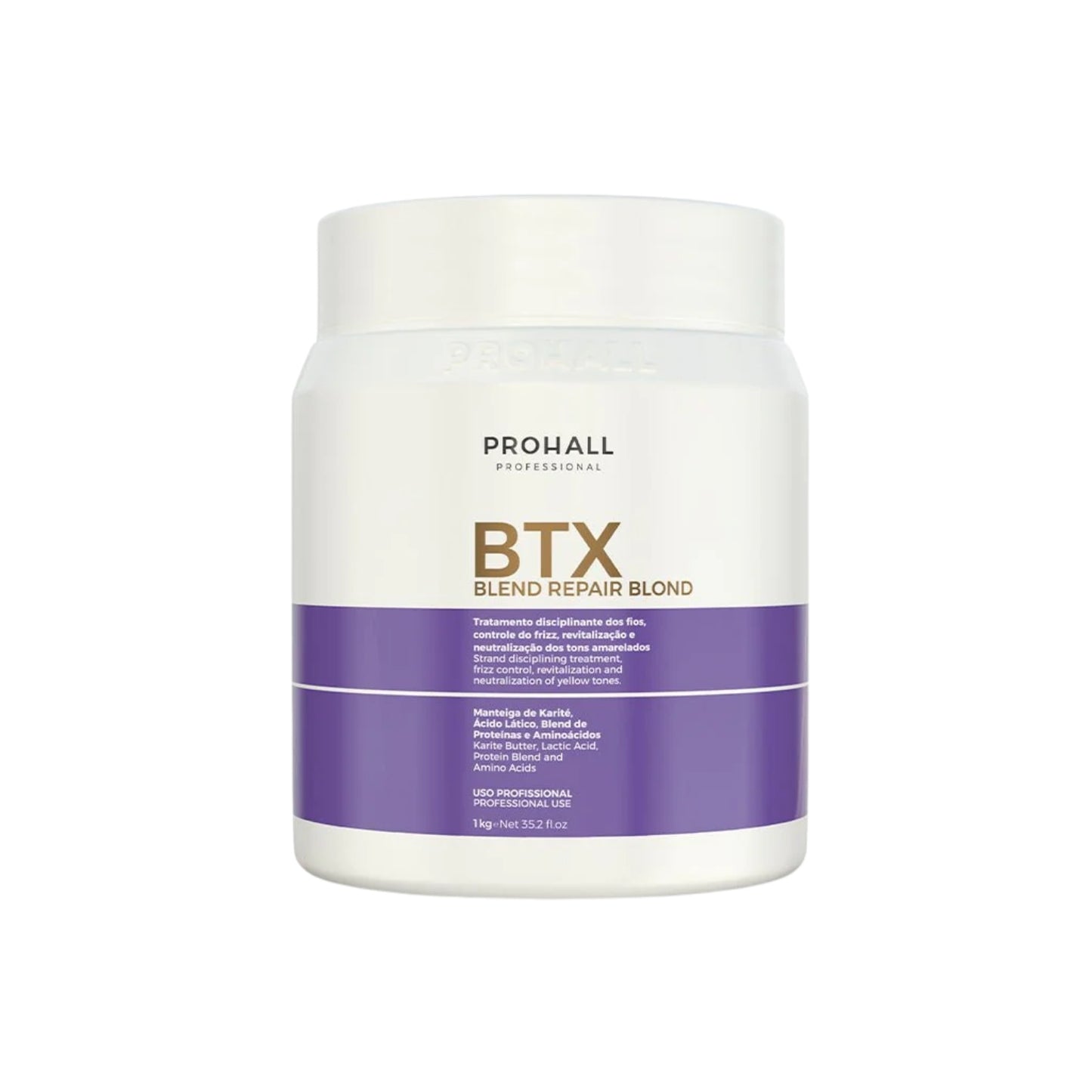 Botox Capilar Capilar Prohall Tratamento Btx Blend Repair Blond 1 Kg