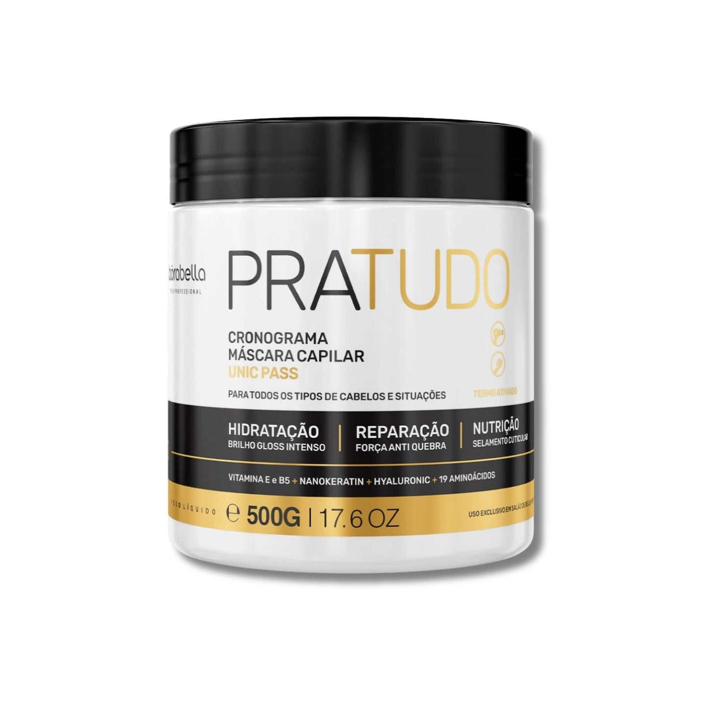 Máscara Bórabella Pratudo Cronograma 500 g
