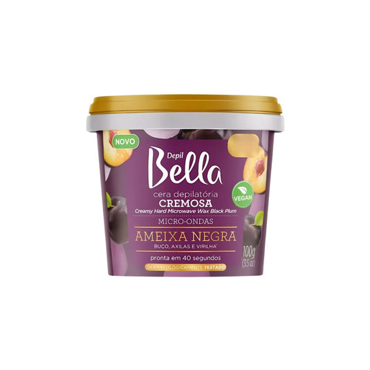 Cera Depilatória Depil Bella Micro-Ondas Ameixa Negra 100 g