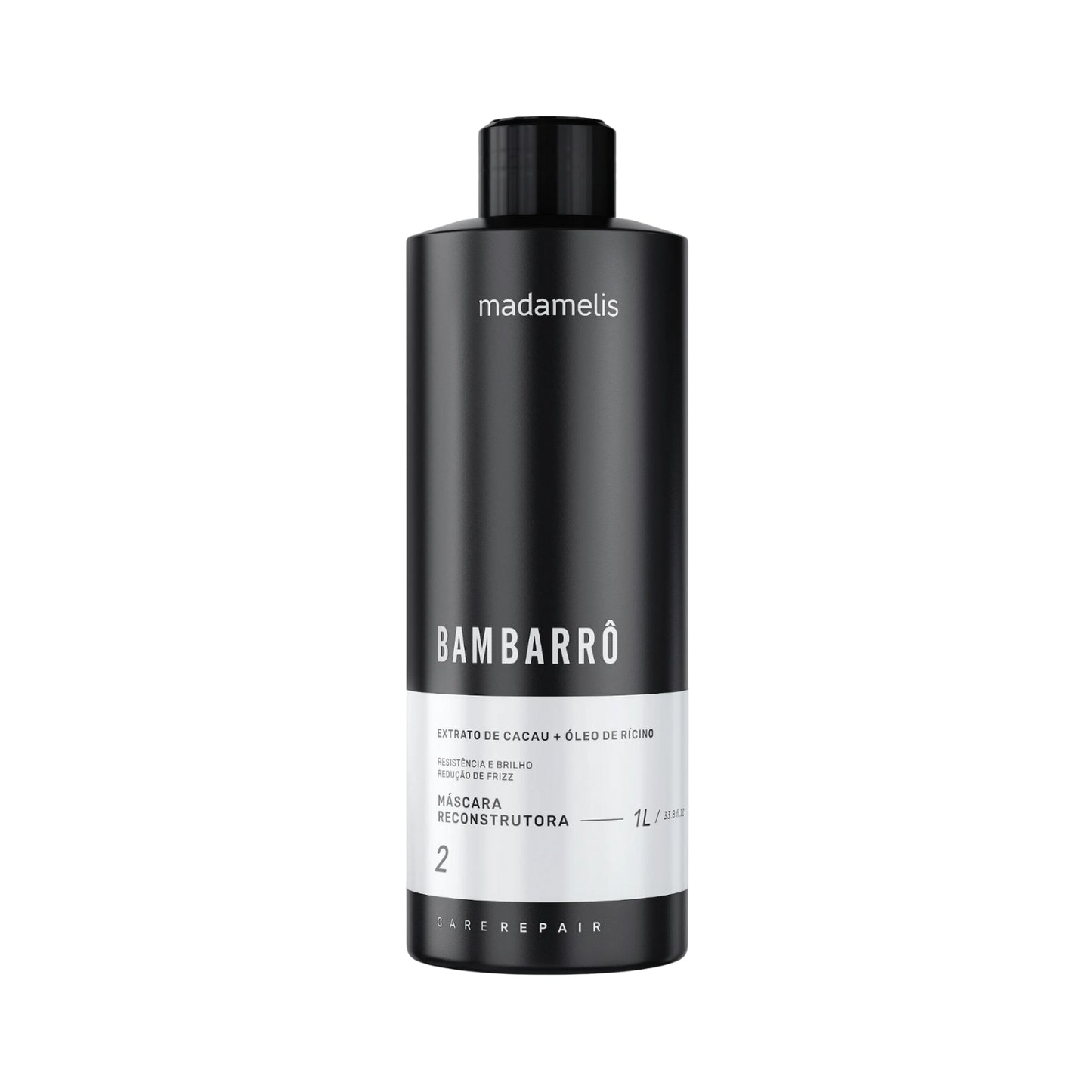 Progressiva Madamelis Bambarrô Alinhamento Capilar Máscara 1 Litro