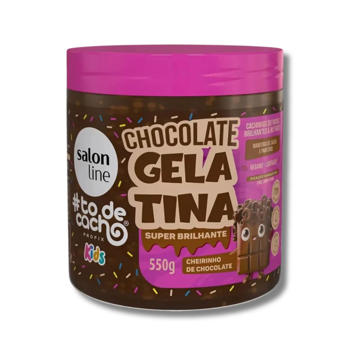 Salon Line #todecacho Kids chocolate Gelatina 550 g