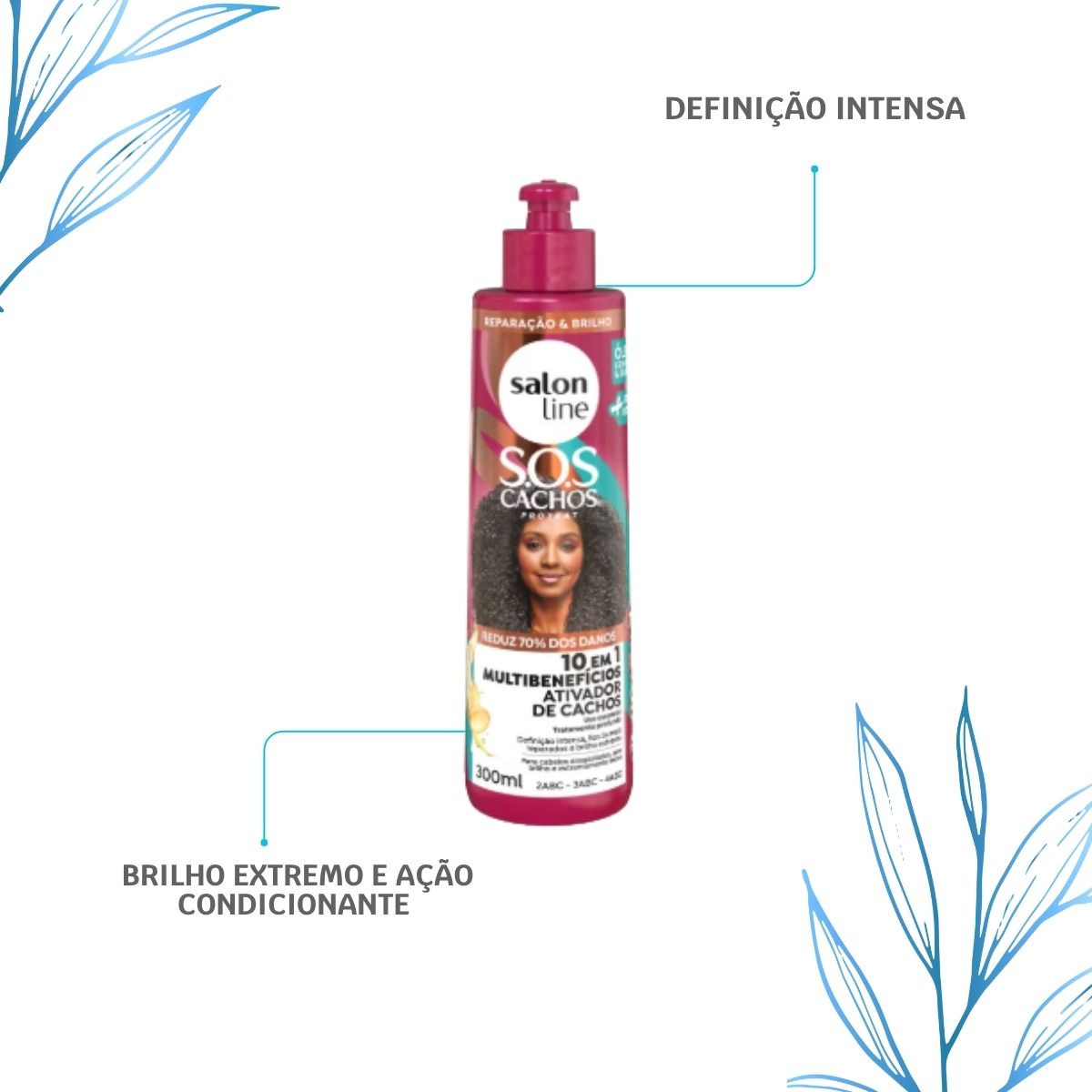 Salon Line S.O.S Cachos Multibenefícios Ativador 300ml