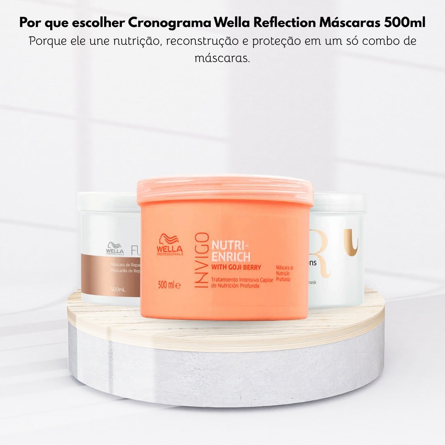Cronograma Wella Reflection Máscaras 500ml