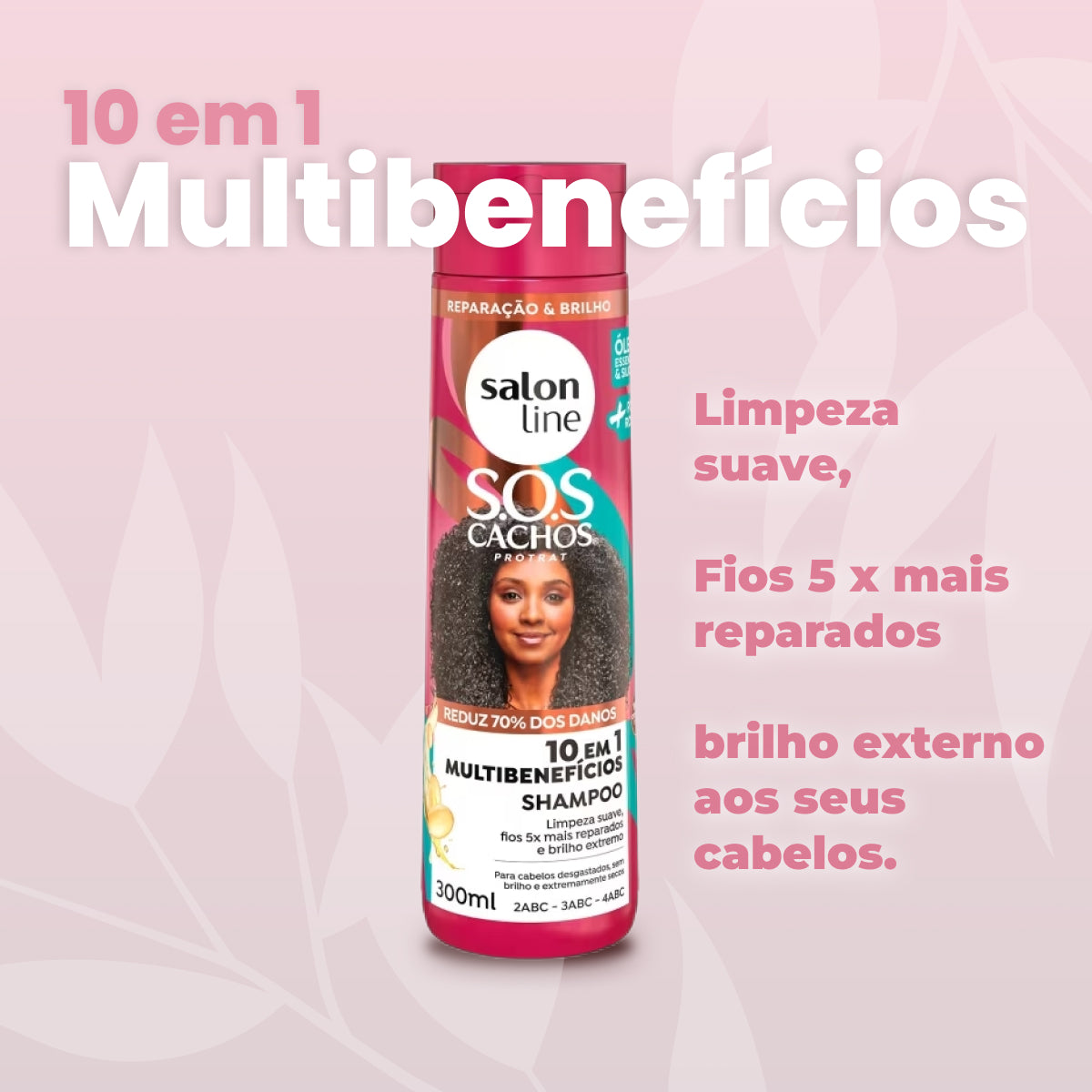 Salon Line S.O.S Cachos Multibenefícios Shampoo 300ml