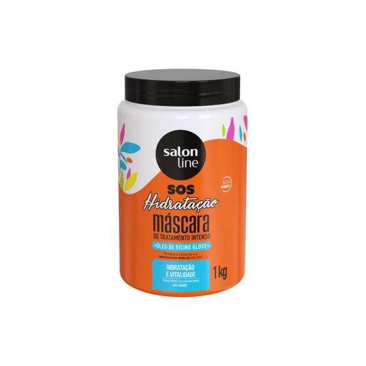 Salon Line S.O.S Hidratação Óleo de Rícino Máscara 1kg