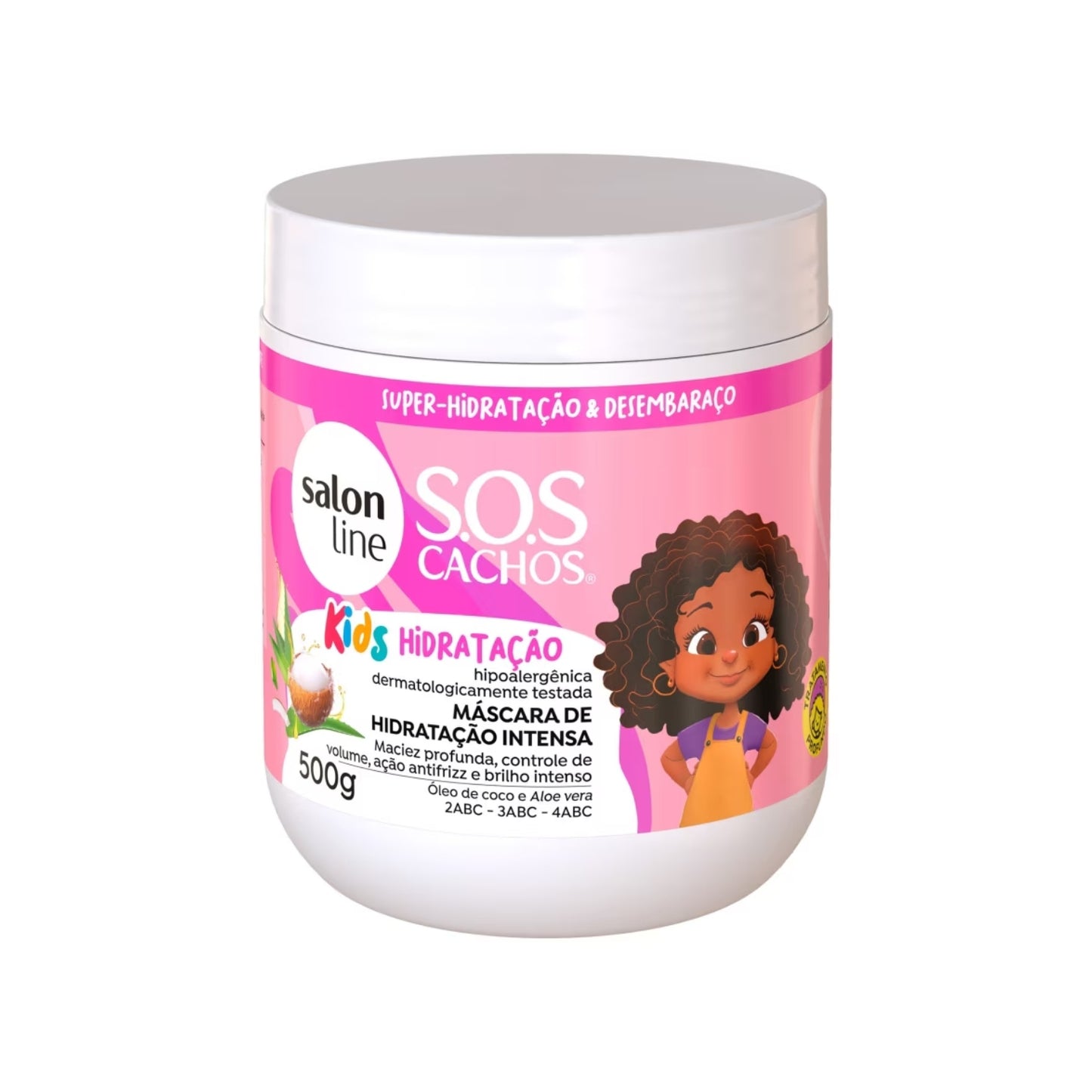 Salon Line S.O.S Cachos Kids Hidratação Gelatina 400g