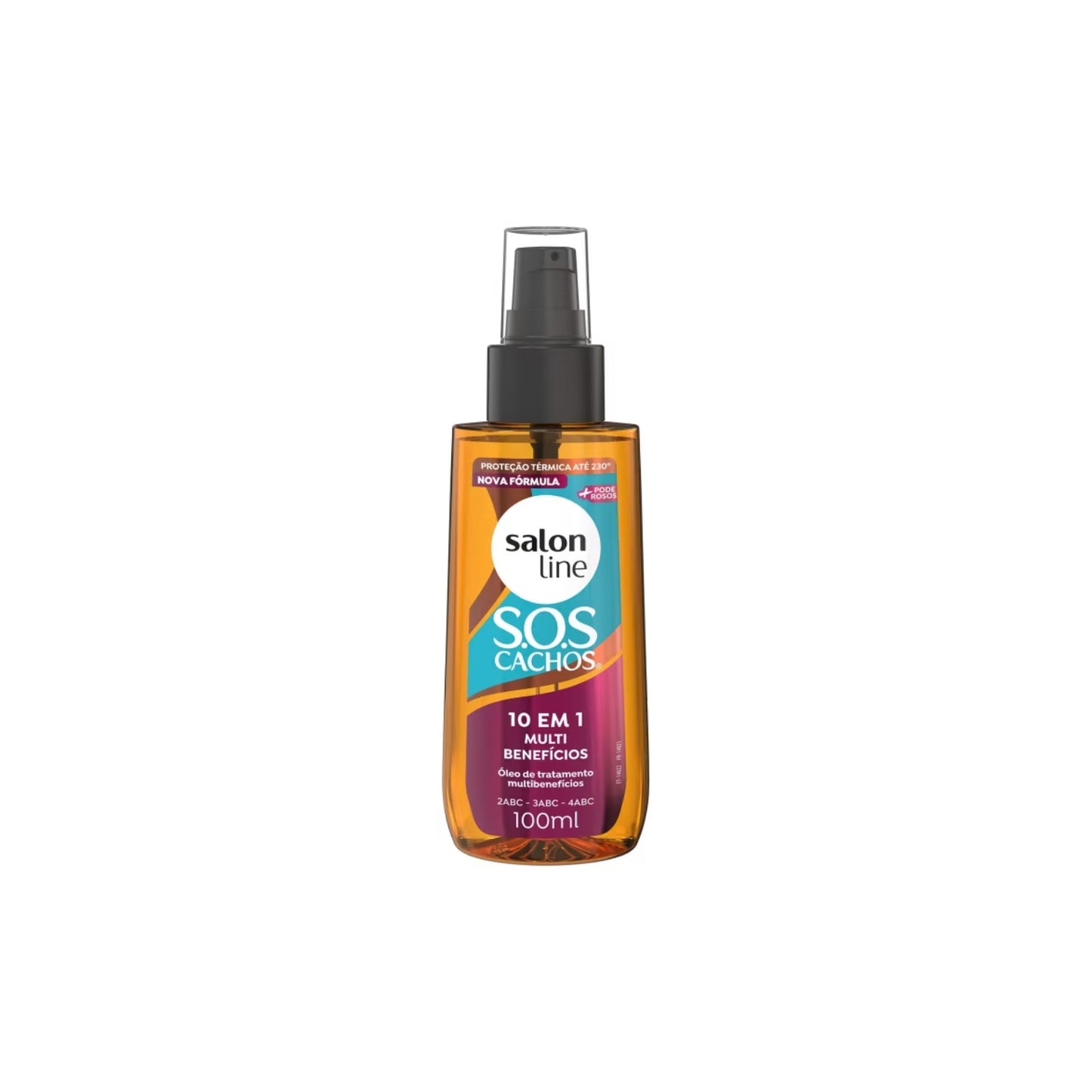 Oleo Salon Line S.O.S Cachos 10 em 1 Multibenefícios para Cabelo Cacheado 100 ml