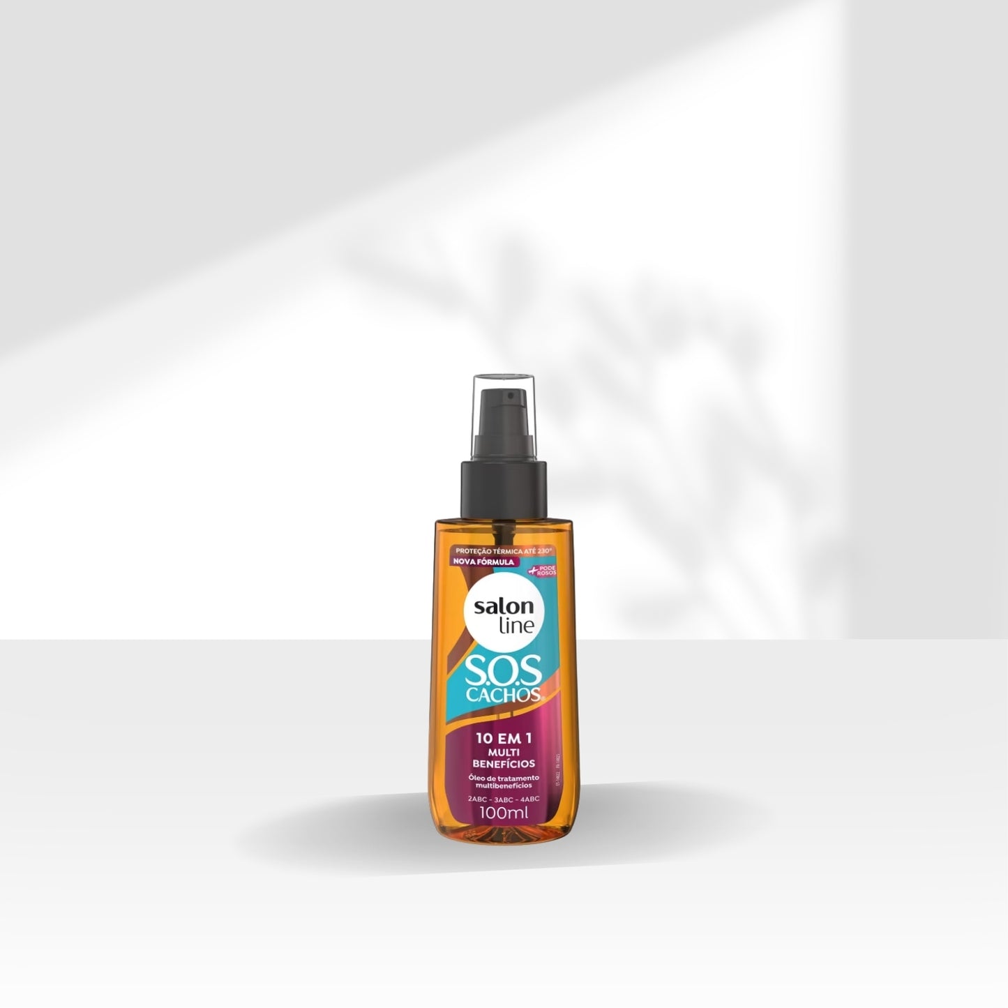 Oleo Salon Line S.O.S Cachos 10 em 1 Multibenefícios para Cabelo Cacheado 100 ml