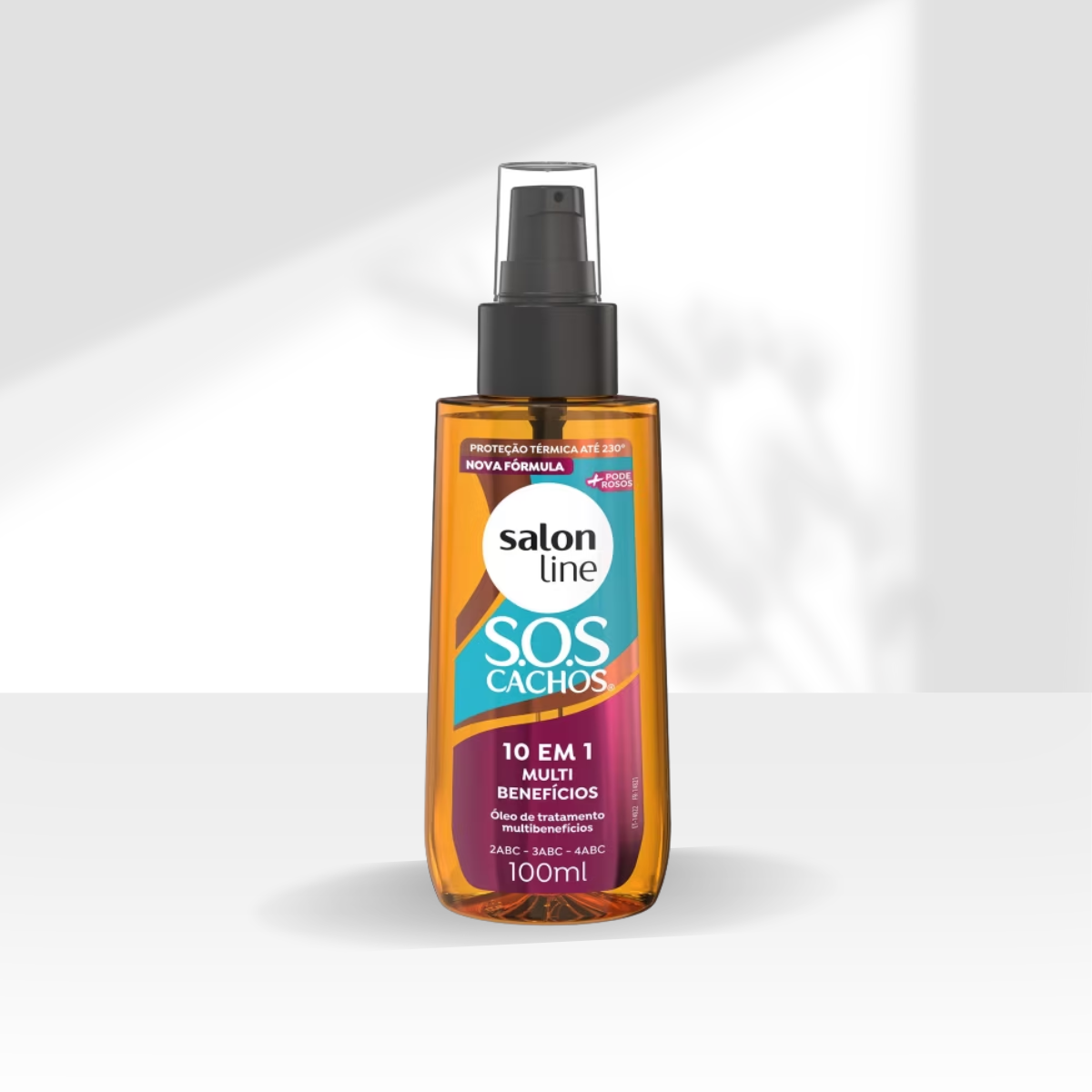 Oleo Salon Line S.O.S Cachos 10 em 1 Multibenefícios para Cabelo Cacheado 100 ml