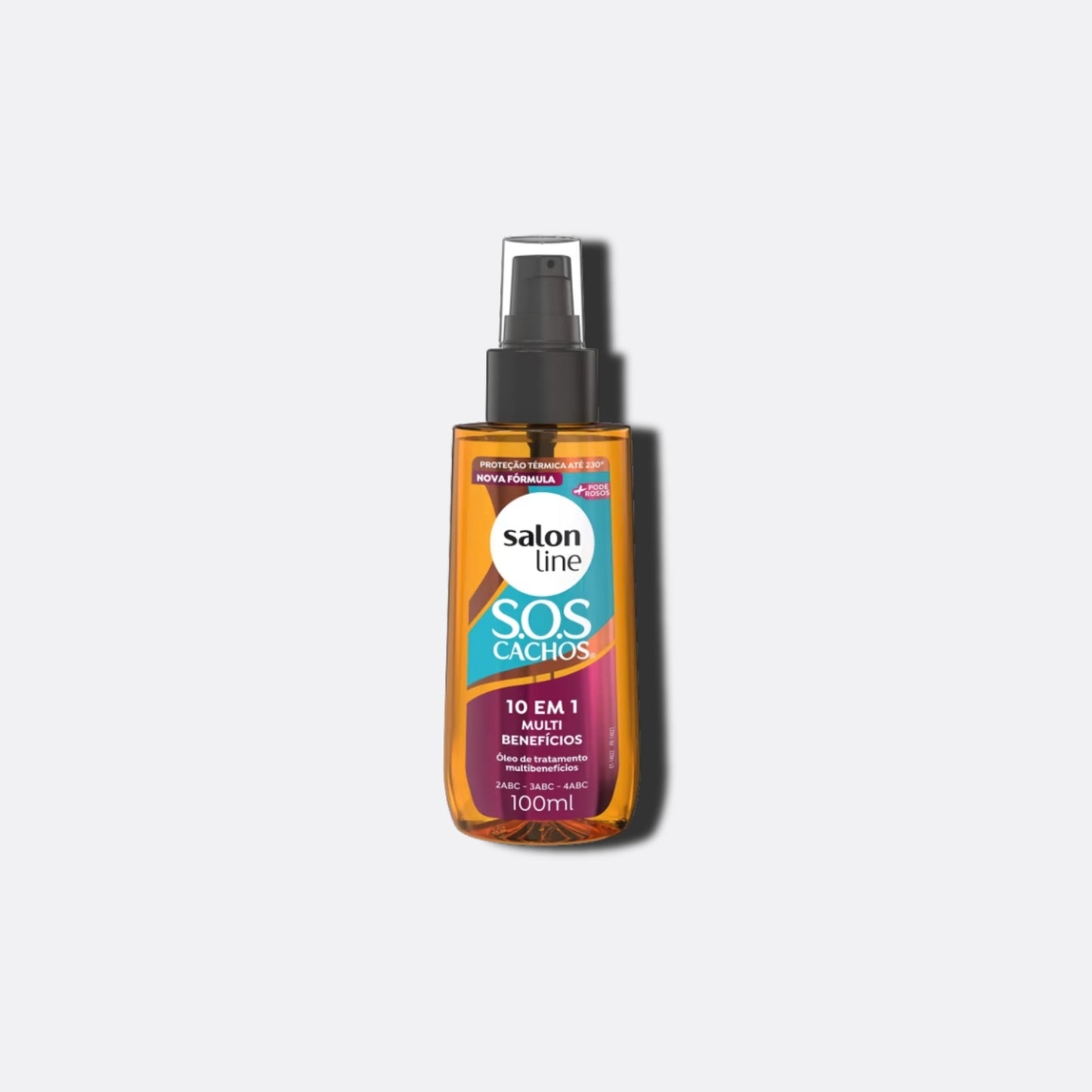 Oleo Salon Line S.O.S Cachos 10 em 1 Multibenefícios para Cabelo Cacheado 100 ml