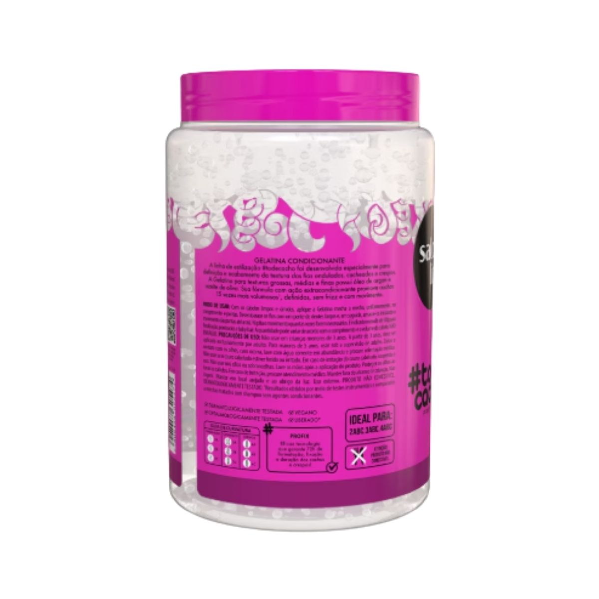 Gelatina de Cachos Salon Line #todecacho Super Volume para Cabelo Cacheado 1 Kg
