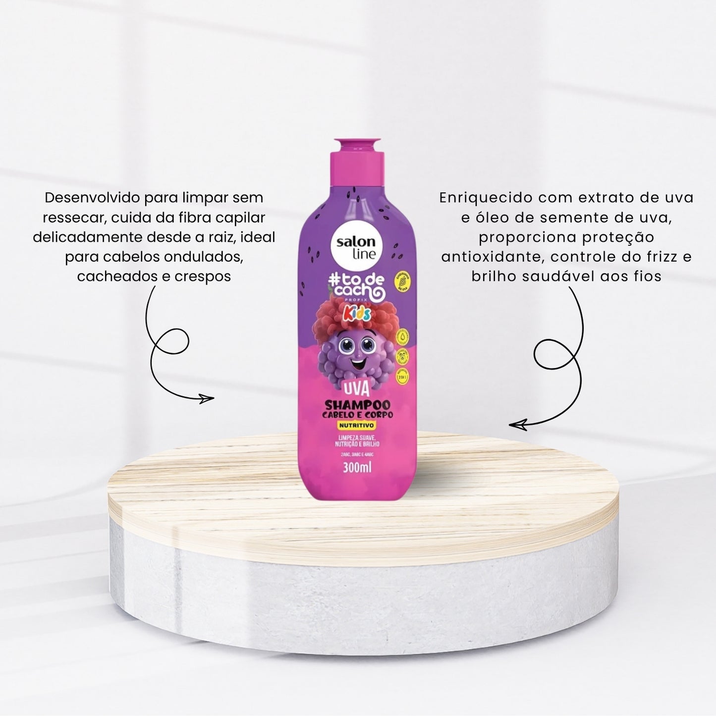 Salon Line #todecacho Uva Kit Shampoo e Condicionador