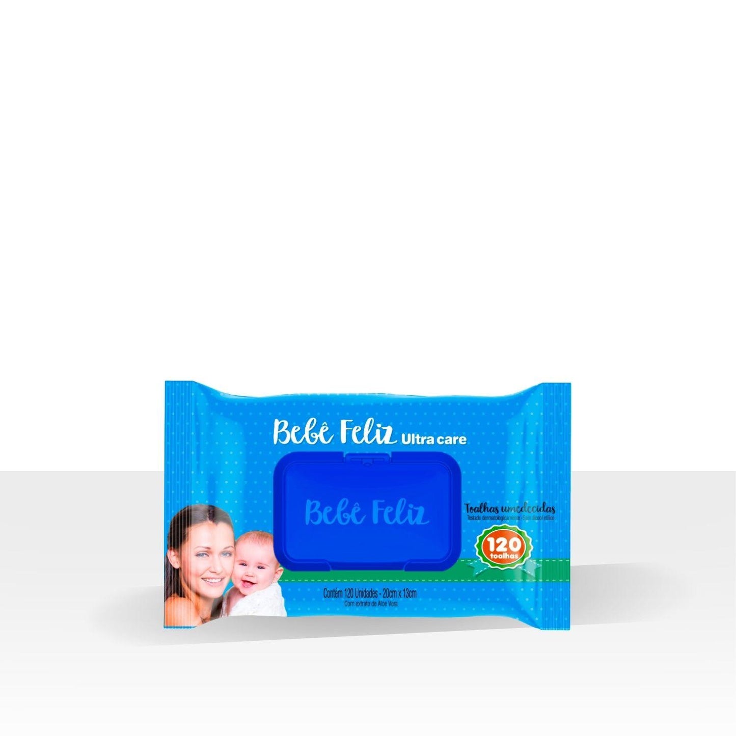 Bebê Feliz Toalhas Umedecidas 120 Folhas