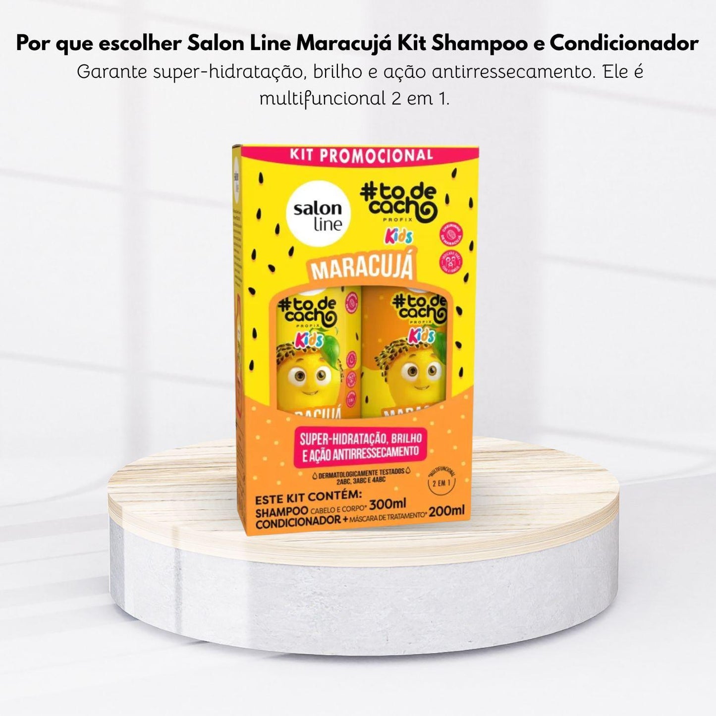 Salon Line #todecacho Maracujá Kit Shampoo e Condicionador