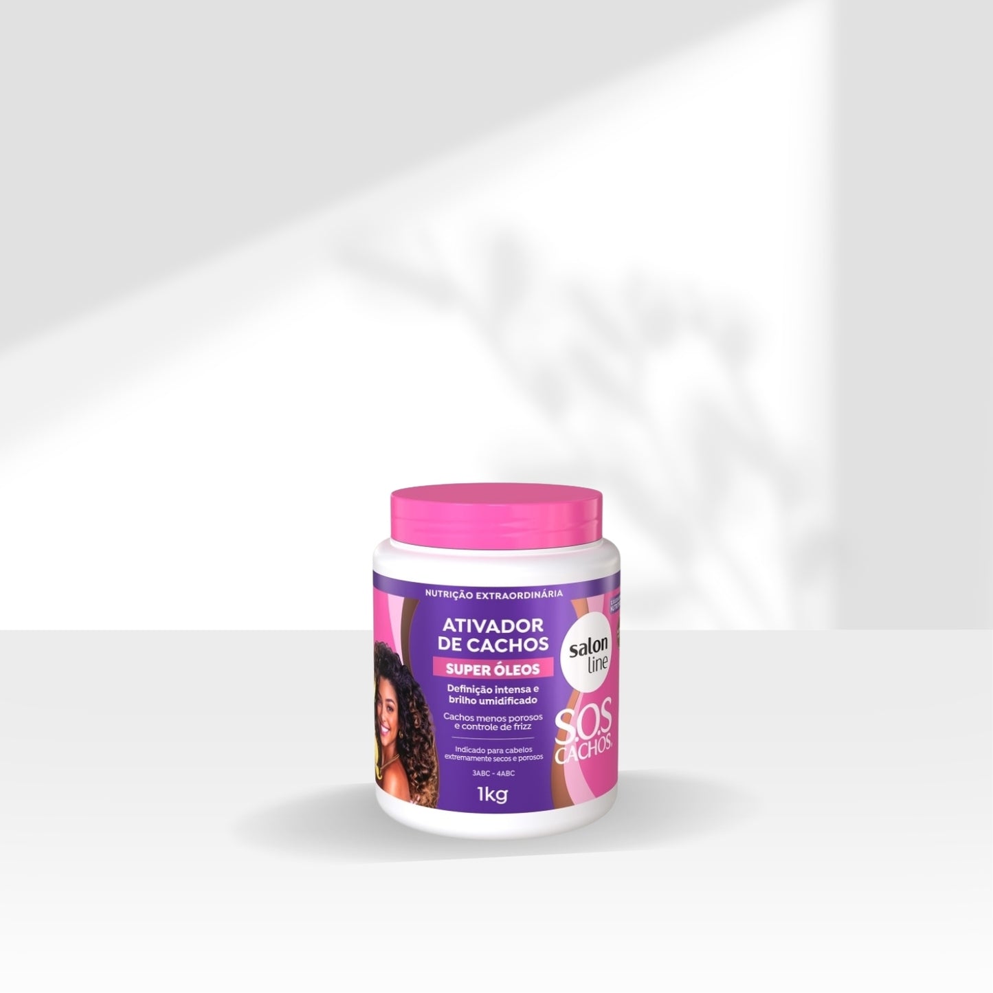 Ativador de Cachos Salon Line S.O.S Cachos Super Oleos para Cabelo Cacheado 1 Litro