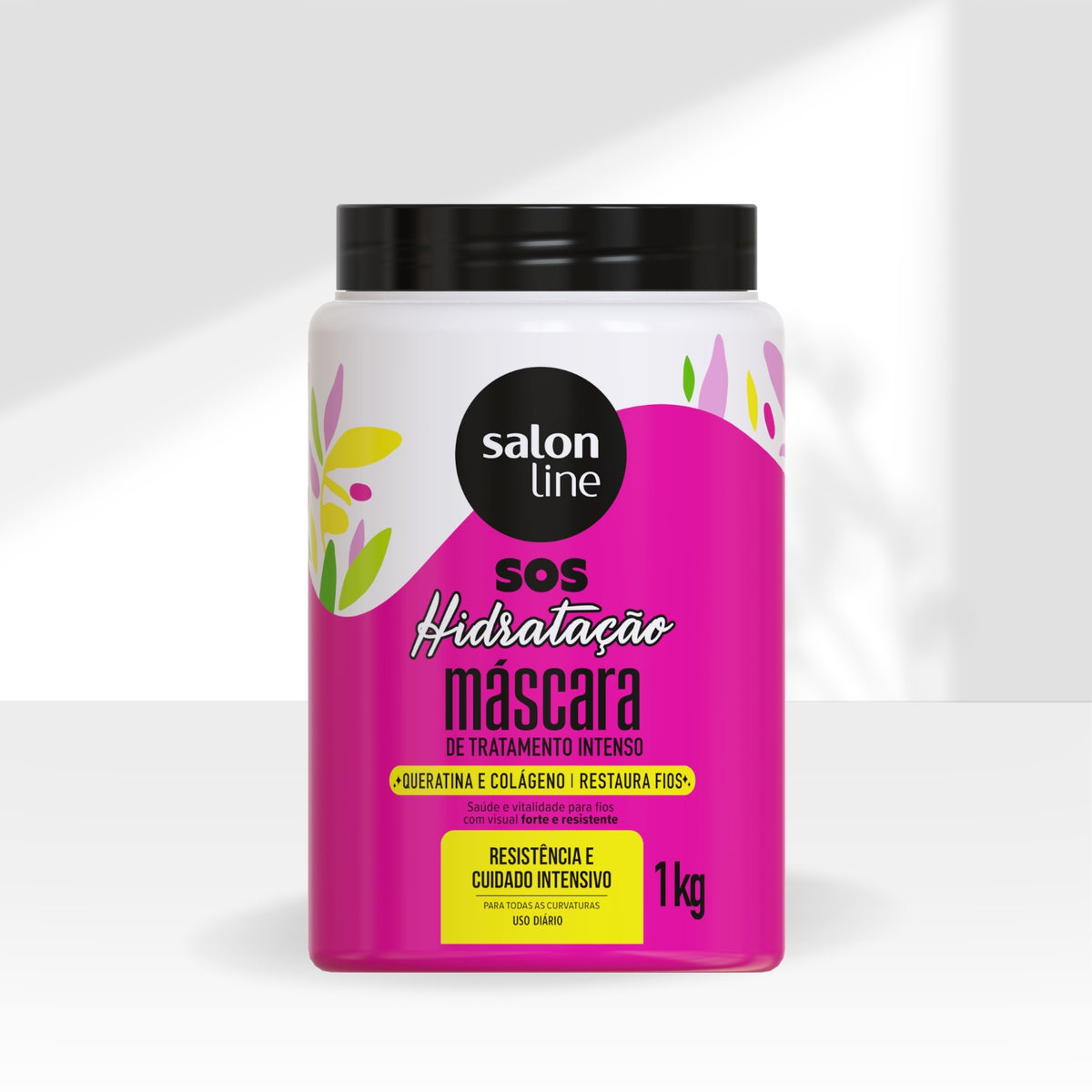 Máscara Salon Line S.O.S Máscara de Hidratação Queratina e Colágeno 1 Kg