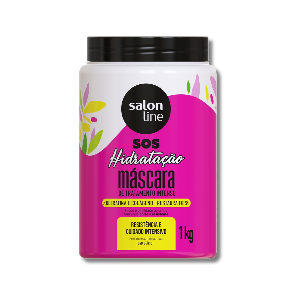 Máscara Salon Line S.O.S Máscara de Hidratação Queratina e Colágeno 1 Kg