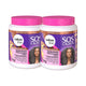 Kit Salon Line S.O.S Cachos Super Oleos 2 Cremáscara para Cabelo Cacheado 1 Kg