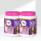 Kit Salon Line S.O.S Cachos Super Oleos 2 Cremáscara para Cabelo Cacheado 1 Kg