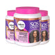 Kit Salon Line S.O.S Cachos Super Oleos 3 Cremáscara para Cabelo Cacheado 1 Kg