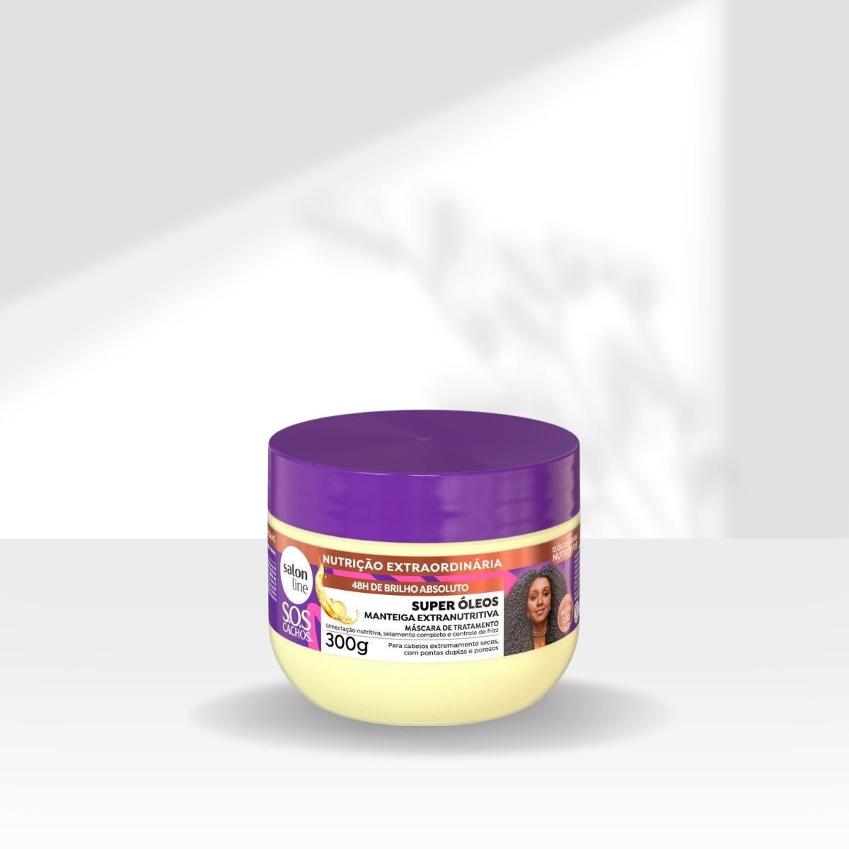 Kit Salon Line S.O.S Cachos Super Oleos 2 Máscara para Cabelo Cacheado 300 g