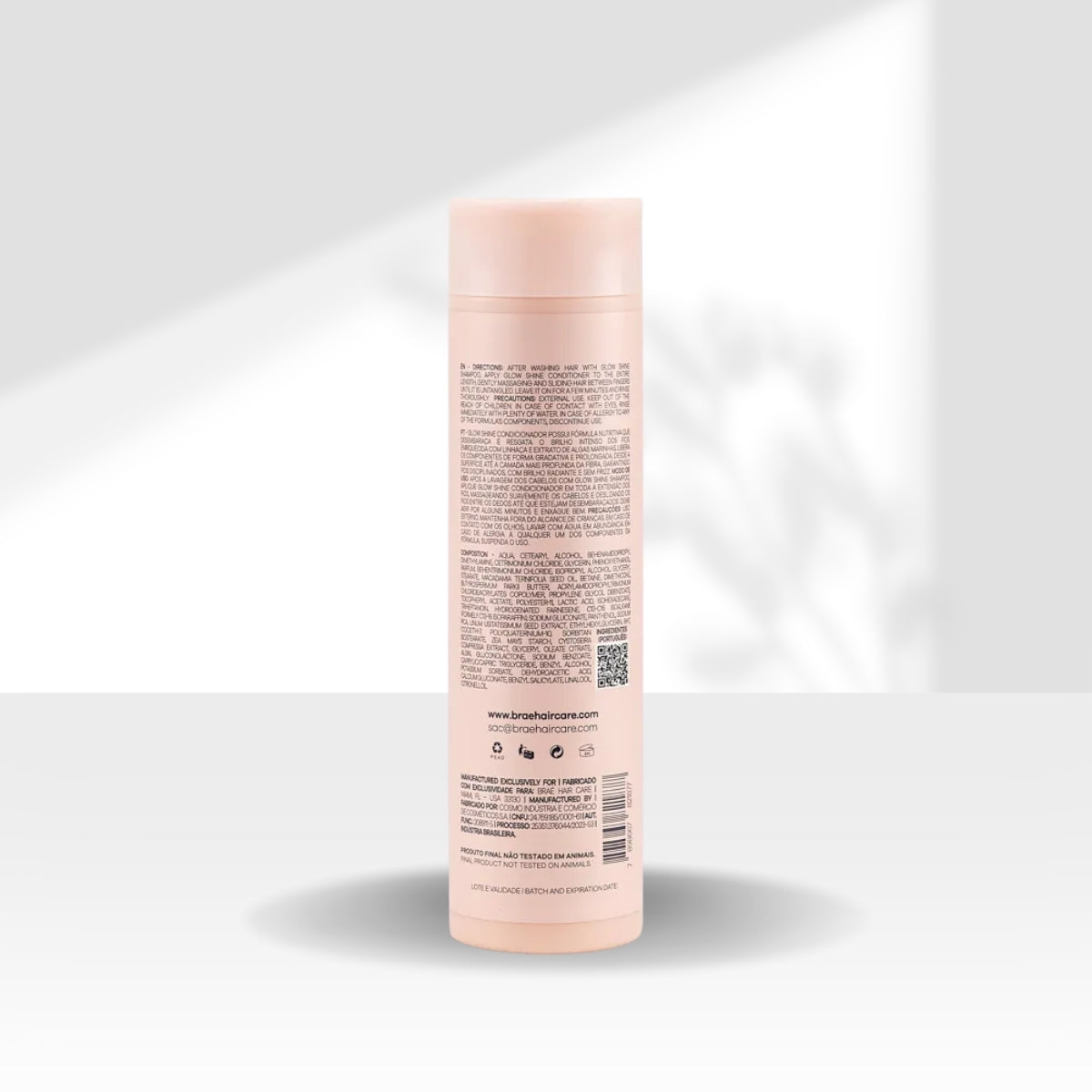 Kit Braé Glow Shine Nutrição e Brilho 3 Condicionador 250 ml