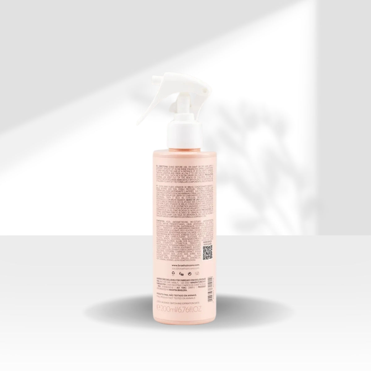 Kit Braé Glow Shine Nutrição e Brilho 2 Fluído 200 ml