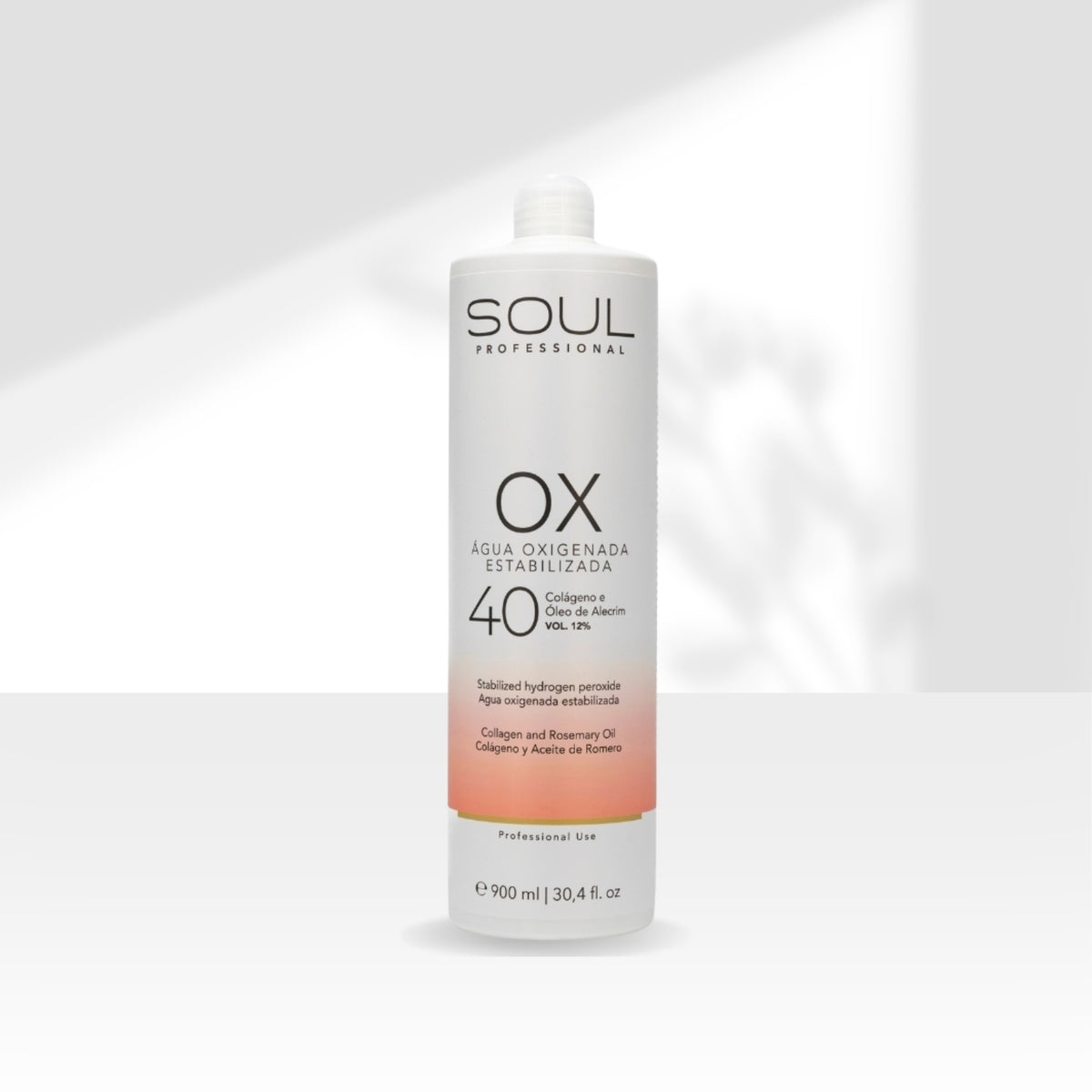 Agua Oxigenada Soul Professional Clareamento 40 Vol 900 ml