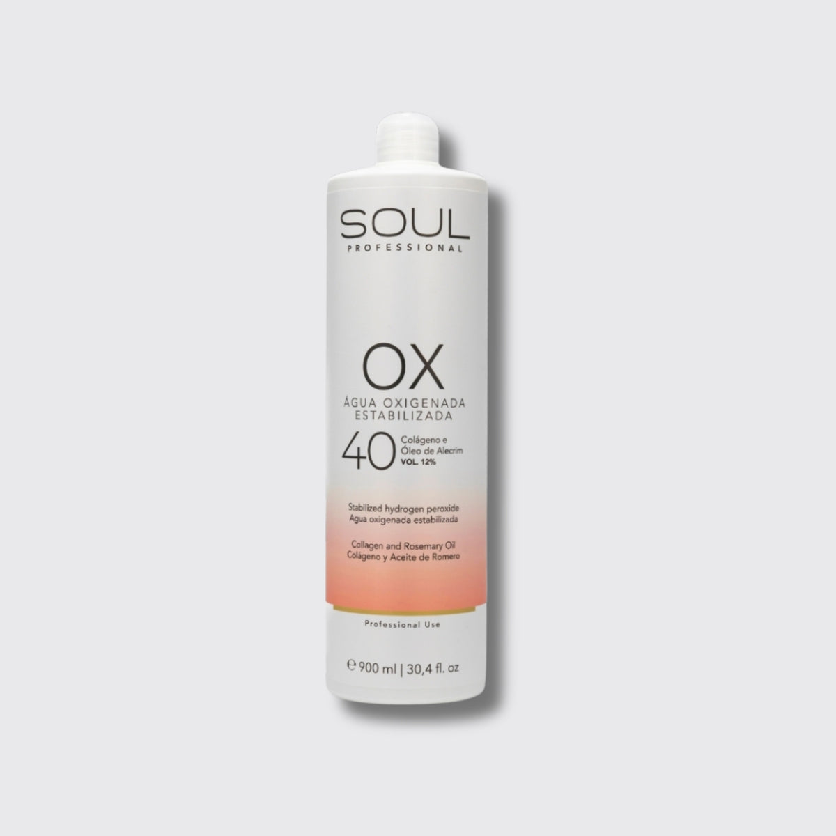 Agua Oxigenada Soul Professional Clareamento 40 Vol 900 ml