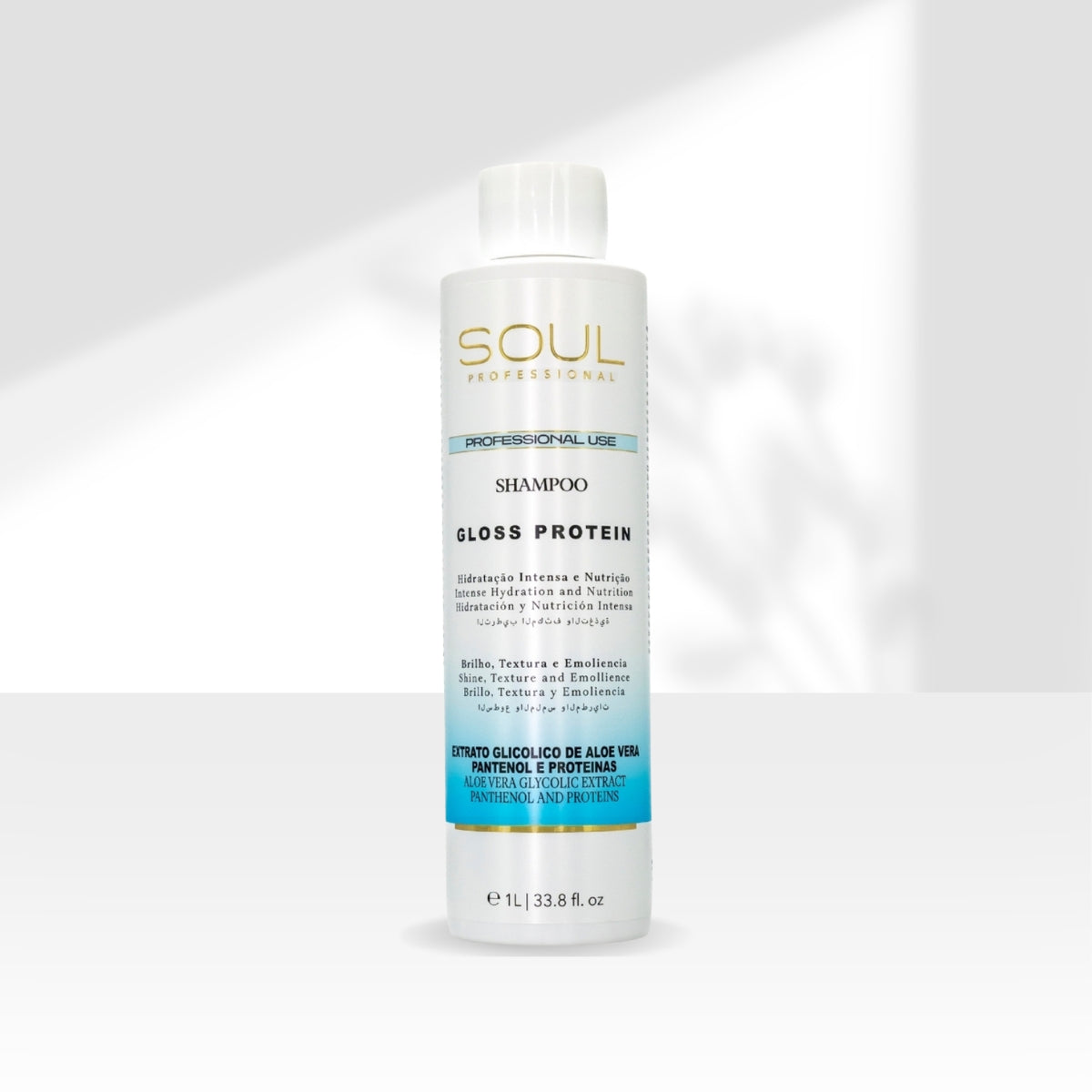 Shampoo Soul Professional Gloss Protein Brilho 1000 ml