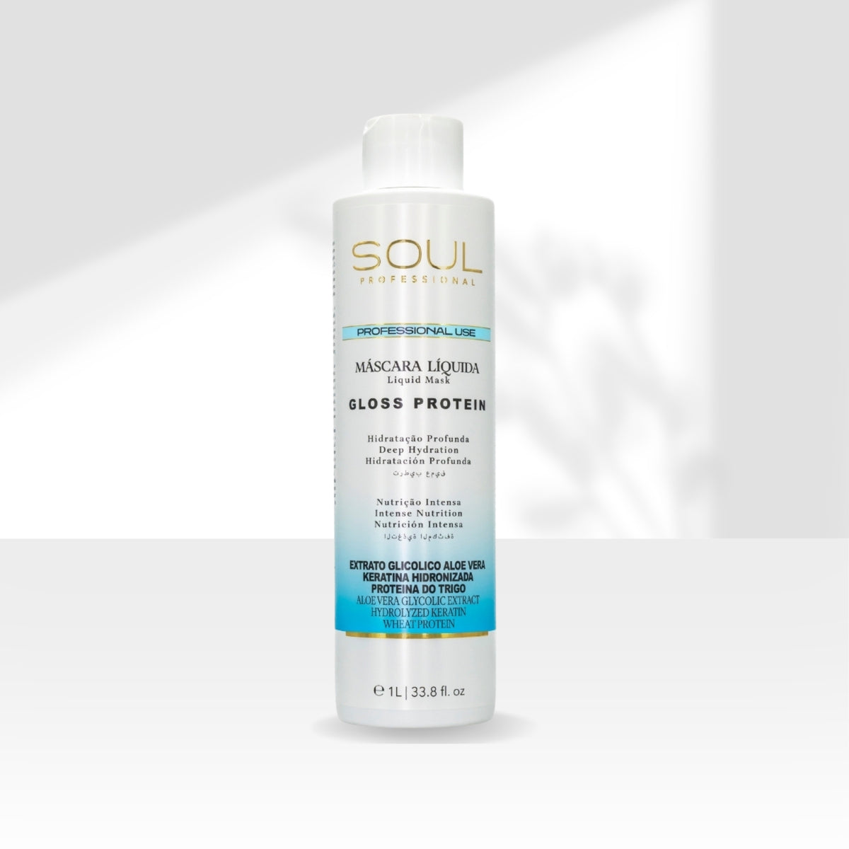 Mascara Soul Professional Gloss Protein Nutrição 1000 ml