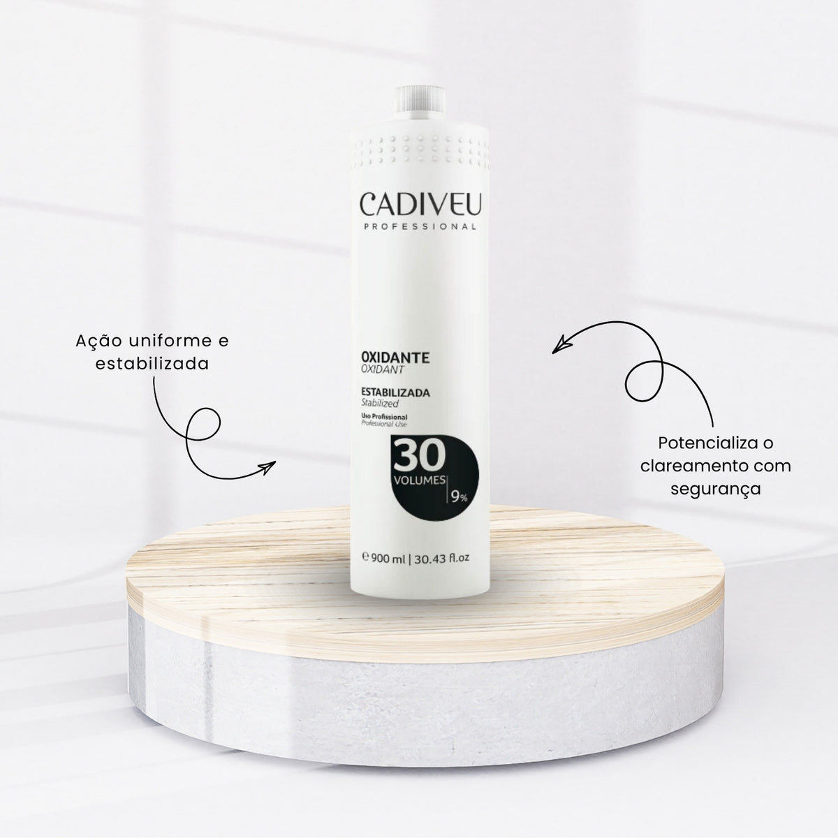 Kit Cadiveu Buriti Mechas Pó Descolorante 500 g + OX 30 Volume 900 ml