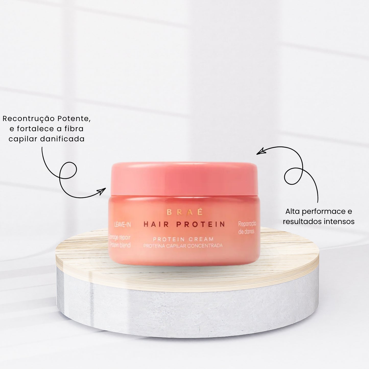 Kit Braé Hair Protein Cream 2 Leave-in 80 g