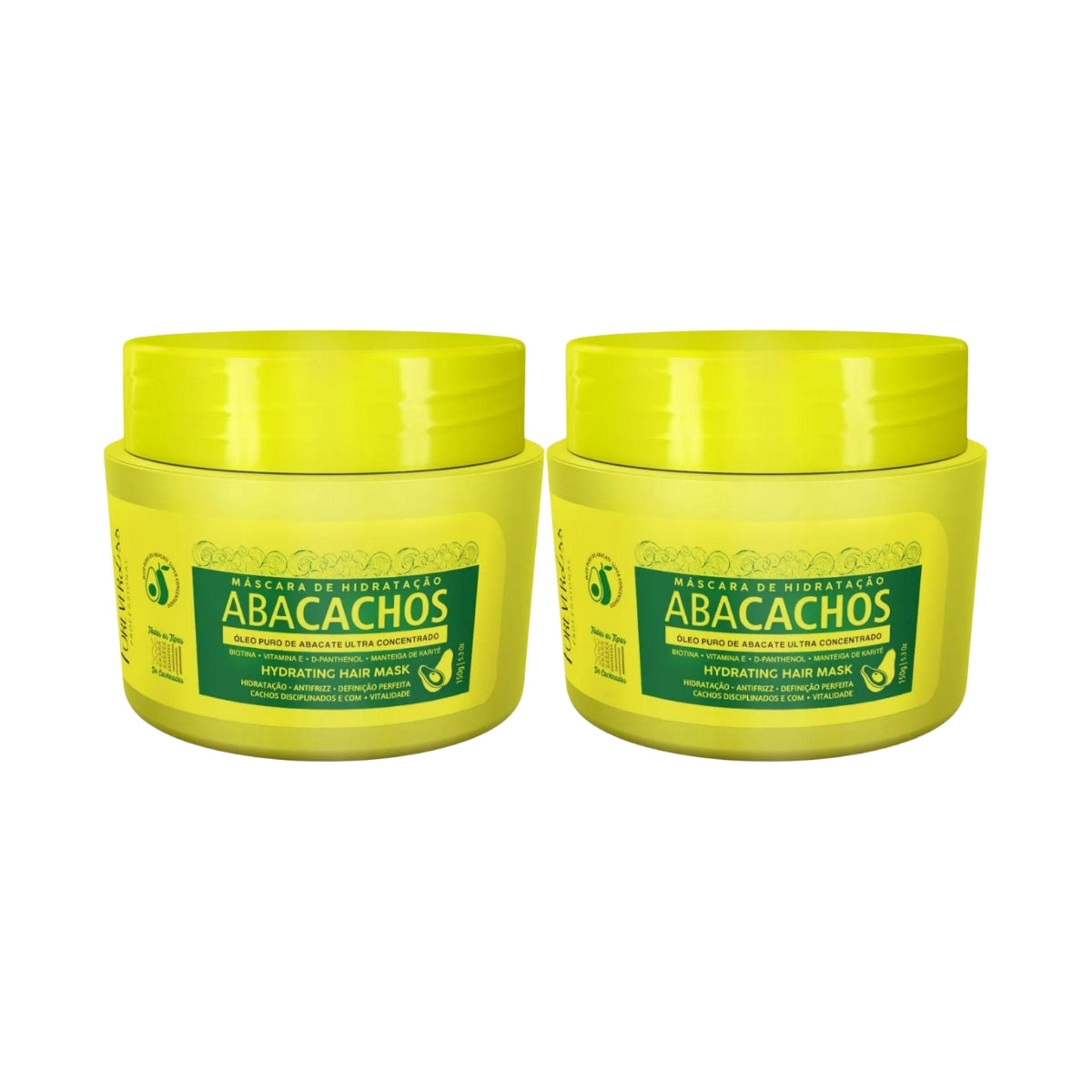 Kit Forever Liss Hidratação Abacachos 2 Máscara para Cabelo Cacheado 150 g
