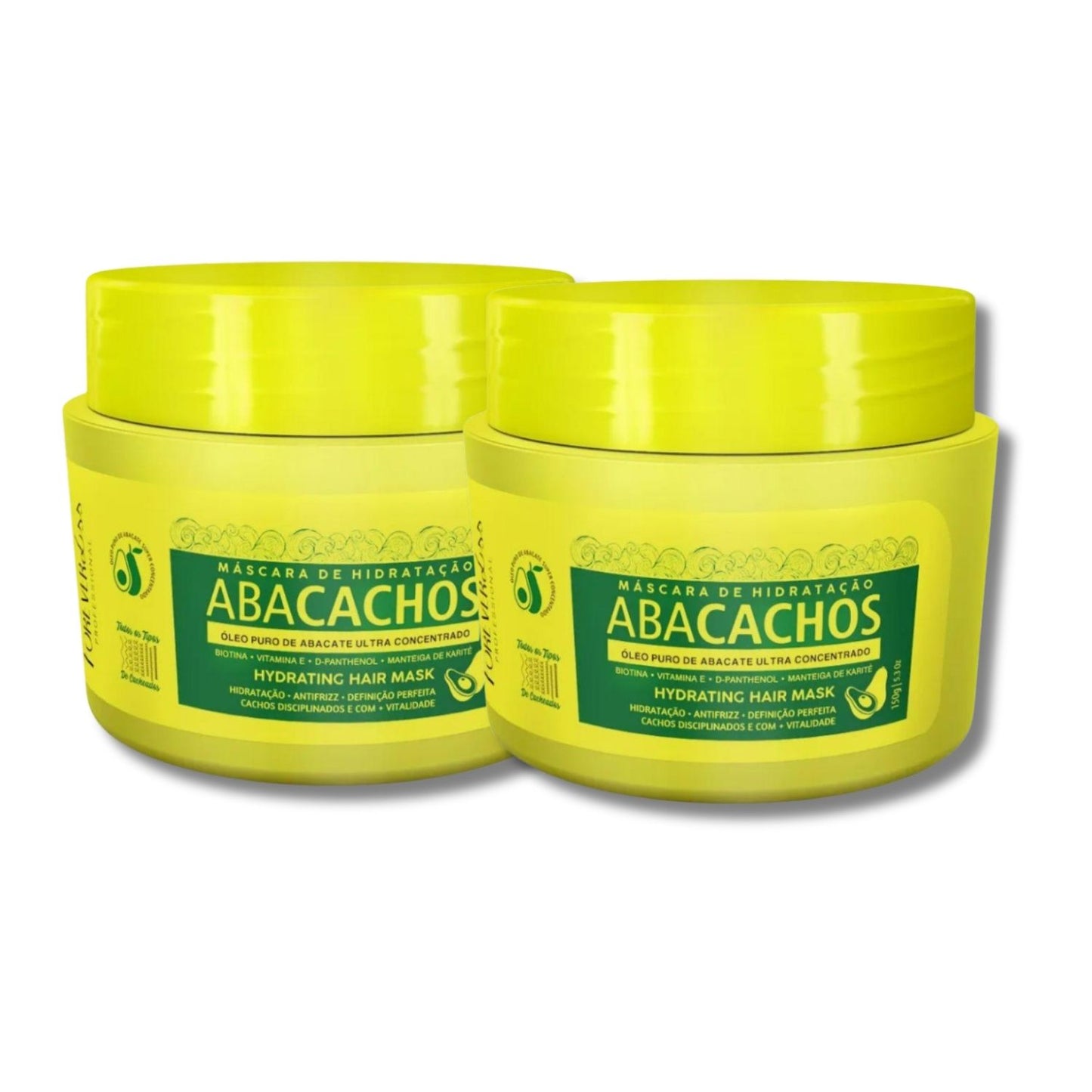 Kit Forever Liss Hidratação Abacachos 2 Máscara para Cabelo Cacheado 150 g