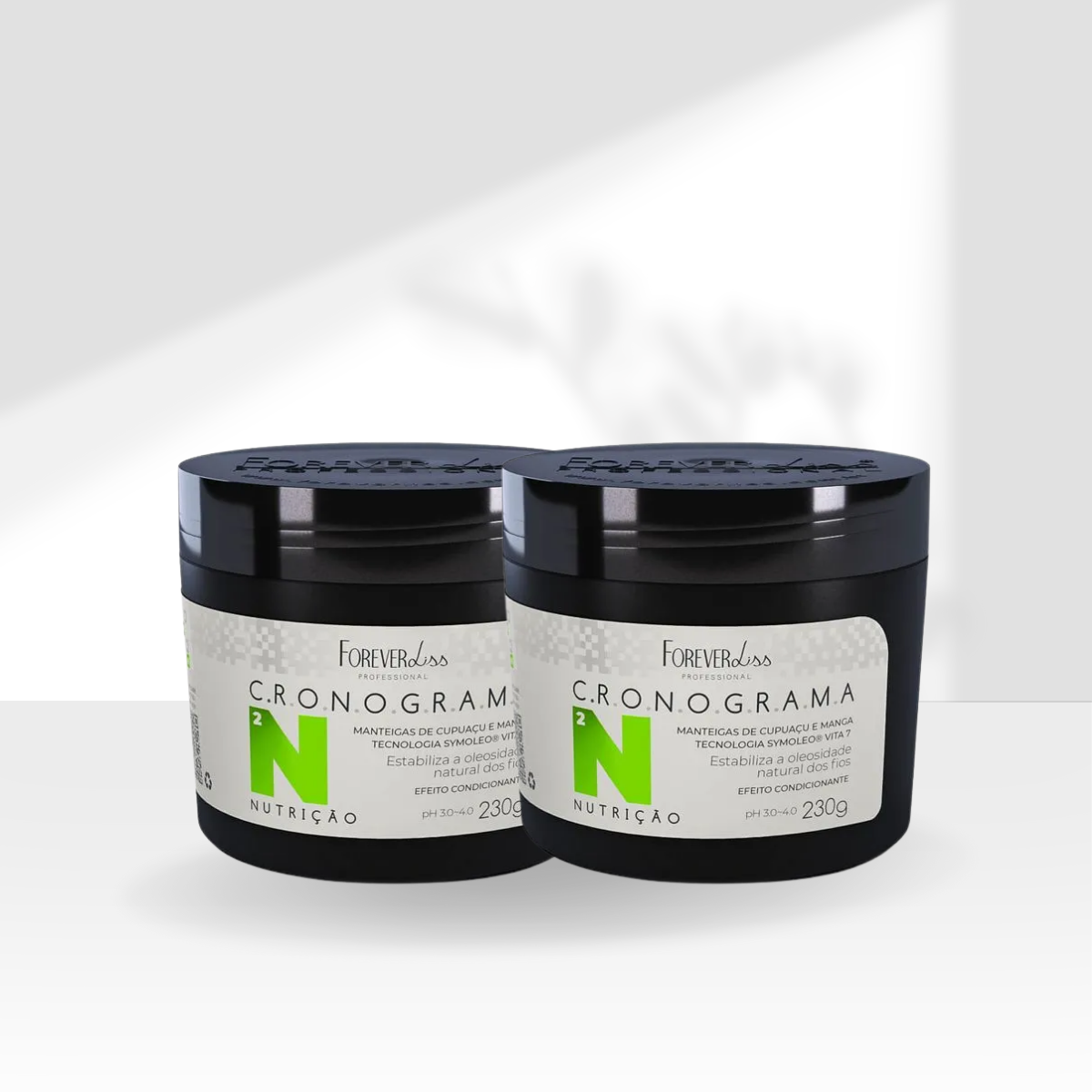 Kit Forever Liss Cronograma Nutricao 2 Máscara 230 g