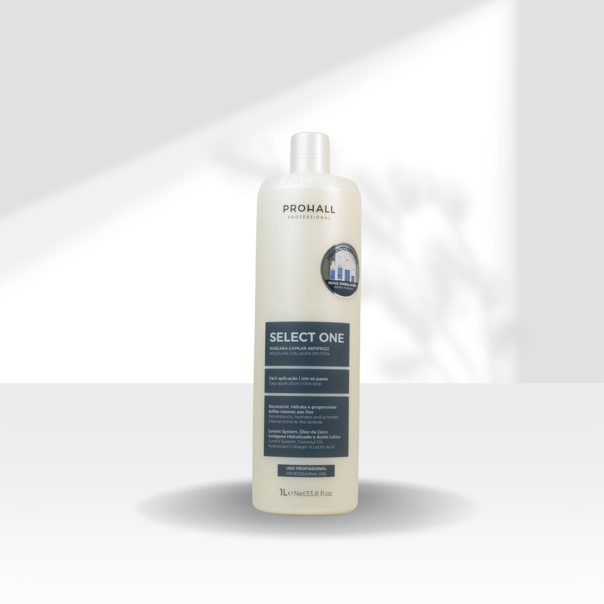 Kit Prohall Select One Antifrizz 2 Máscara Capilar 1 Litro