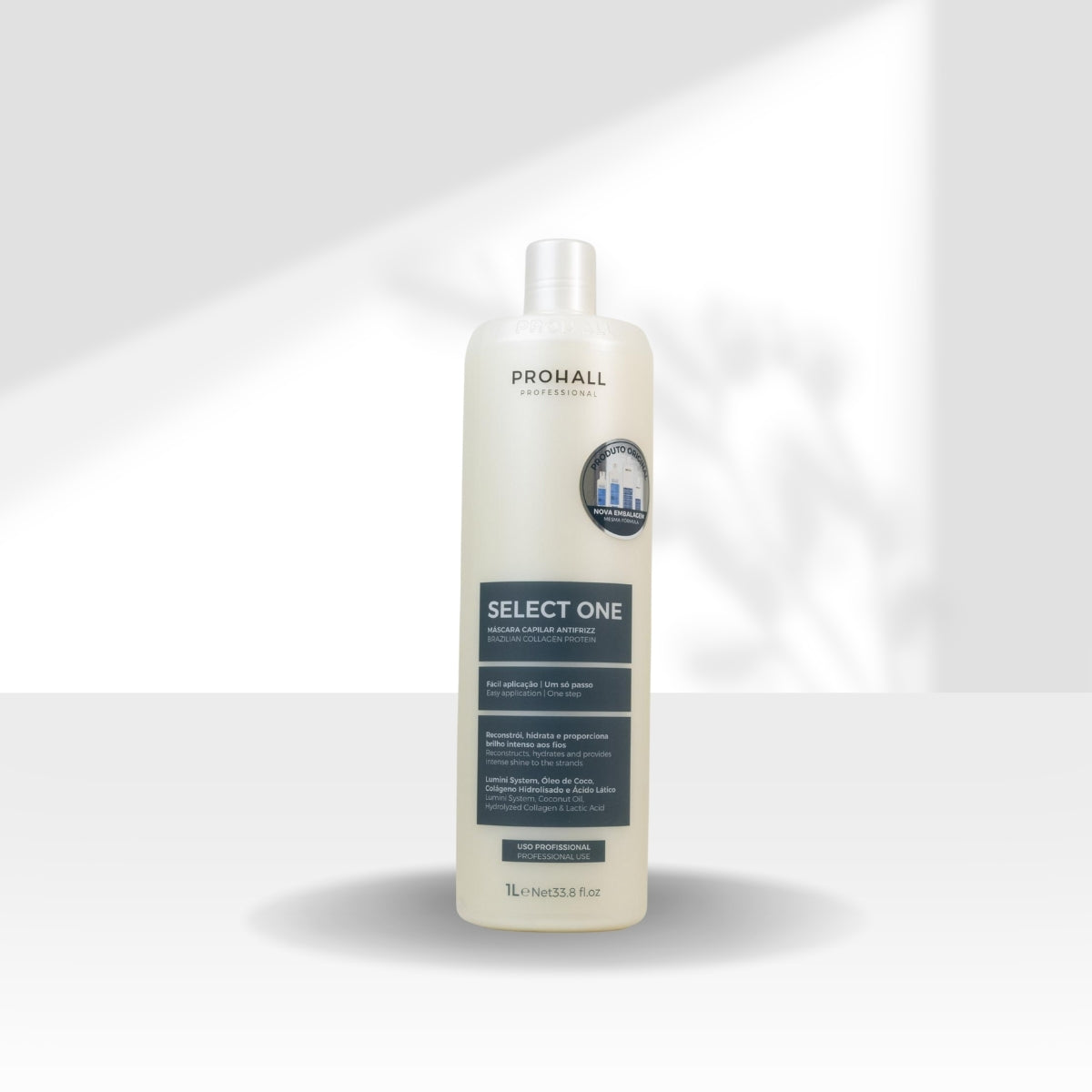 Kit Prohall Select One Antifrizz 3 Máscara Capilar 1 Litro