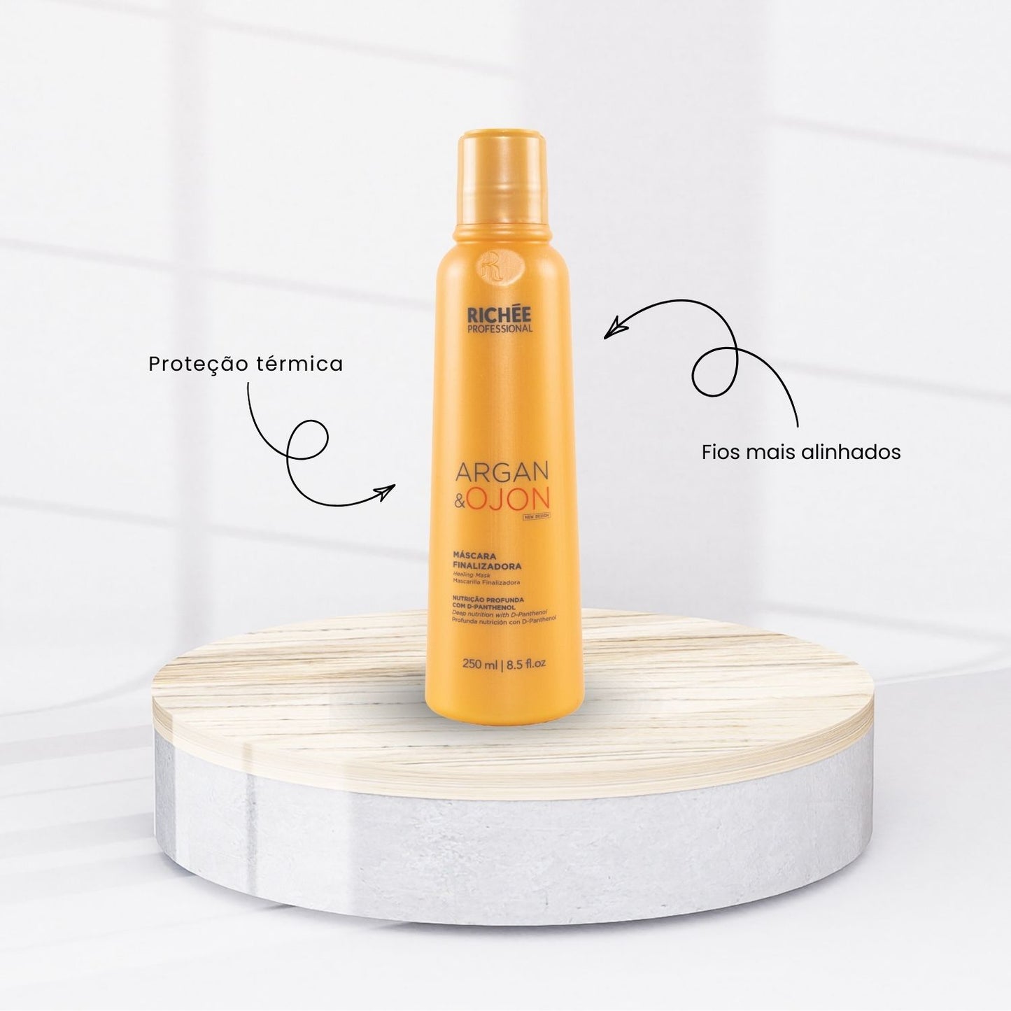 Kit Richée Argan e Ojon 2 Finalizadora Máscara 250 ml