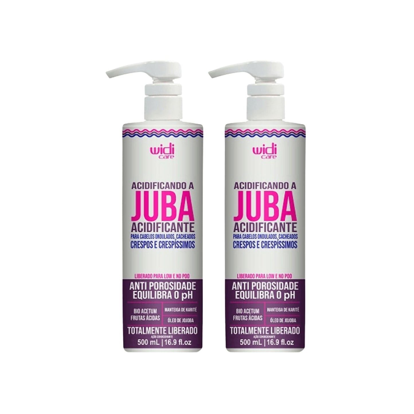 Kit Widi Care Acidificando A Juba 2 Acidificante 500 ml