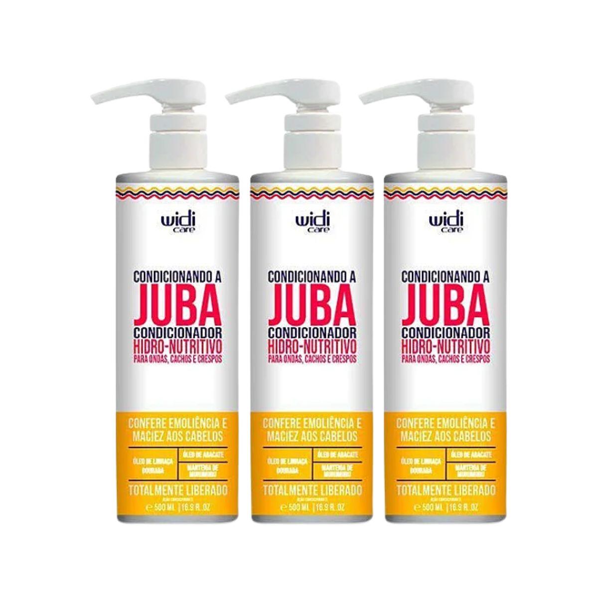 Kit Widi Care Condicionando A Juba 3 Condicionandor 1 Litro