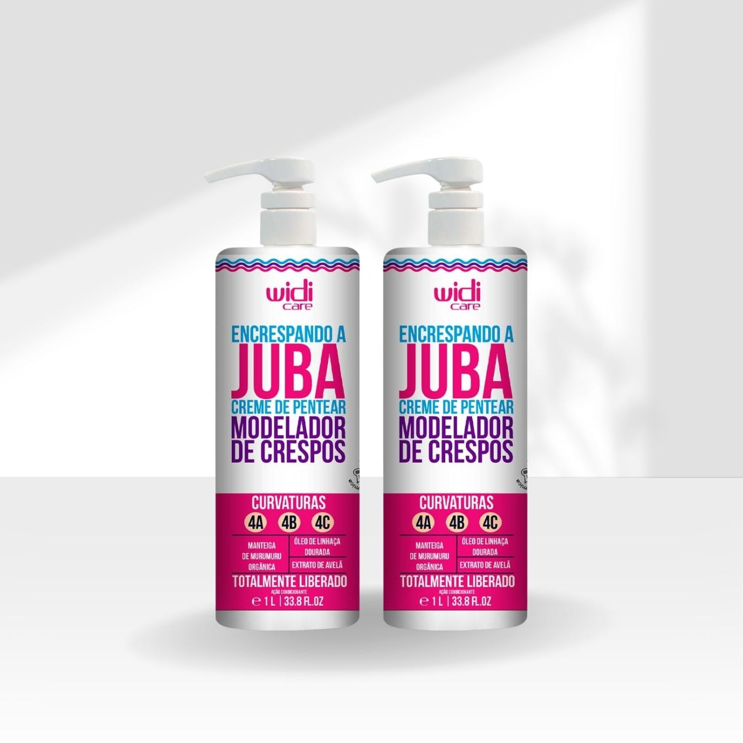 Kit Widi Care Encrespando a Juba 2 Creme de Pentear 1 Litro