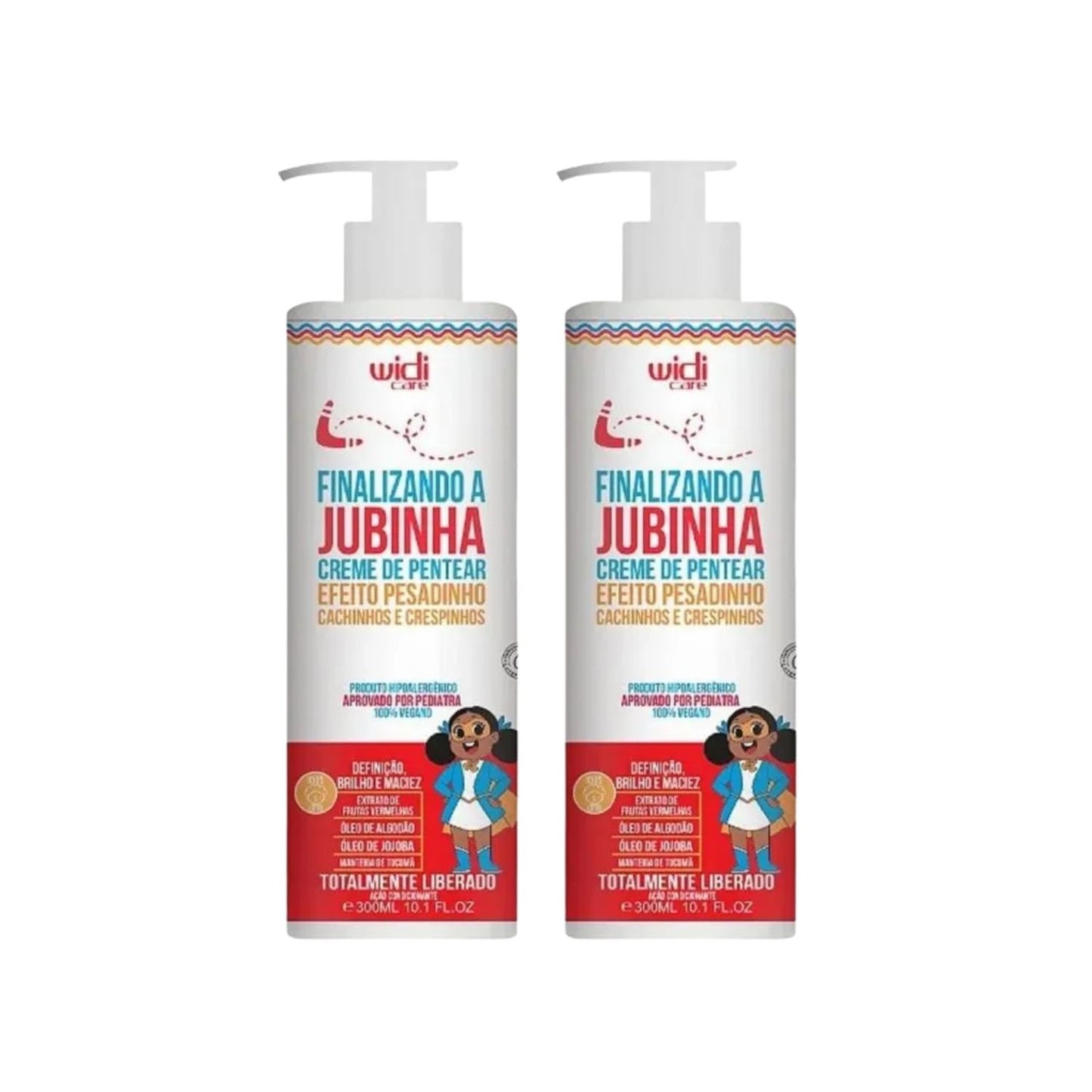 Kit Widi Care Finalizando A Jubinha 2 Creme de Pentear 300 ml