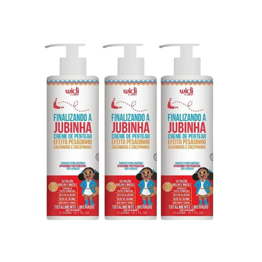 Kit Widi Care Finalizando A Jubinha 3 Creme de Pentear 300 ml