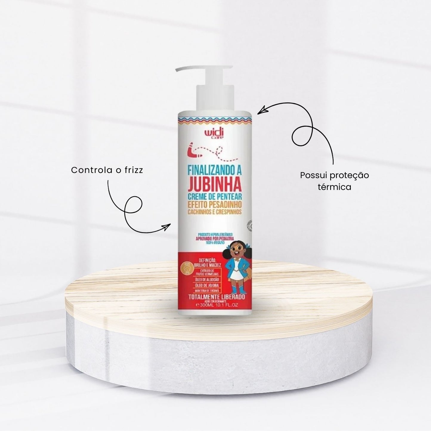 Kit Widi Care Finalizando A Jubinha 3 Creme de Pentear 300 ml
