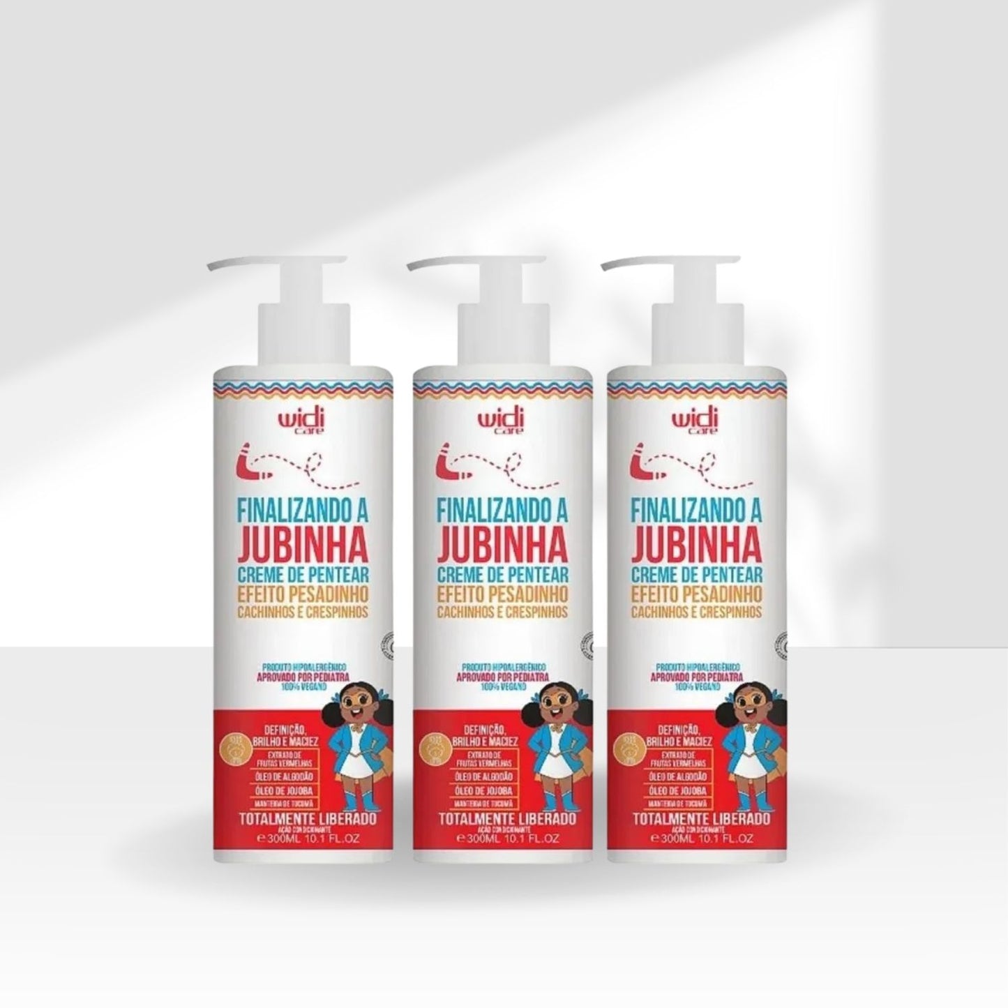 Kit Widi Care Finalizando A Jubinha 3 Creme de Pentear 300 ml